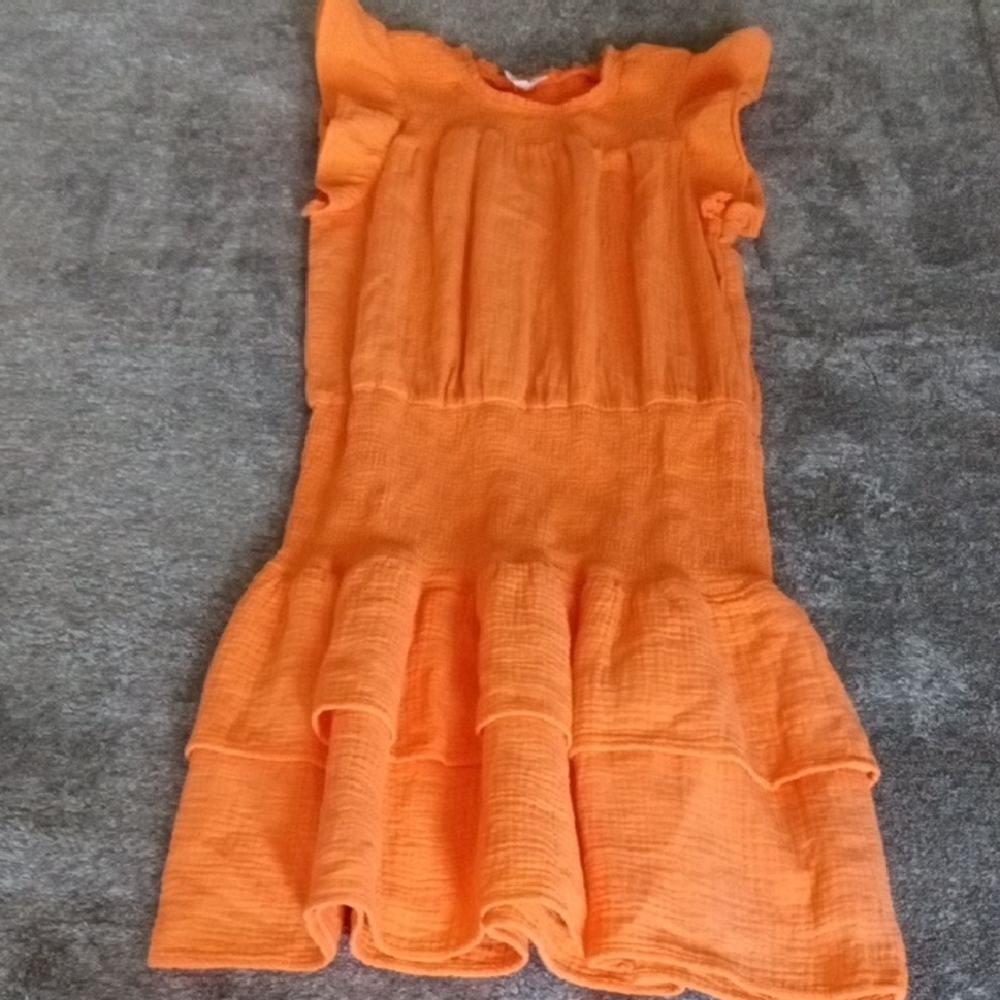 Sundays Shae Tiered Dress in Sunrise